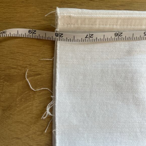 NWT Madewell Mid Rise Flare Crop Jeans Women's Size 28T White Denim - Picture 7 of 11